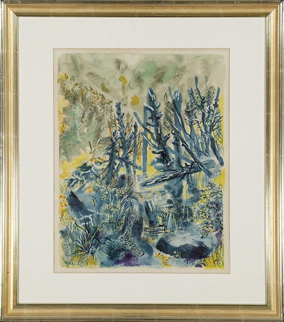 George Grosz - Landschaft (Garnet Lake) - Frame image
