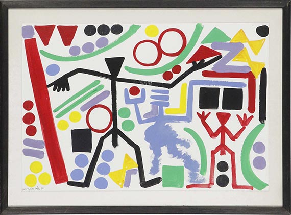 A. R. Penck (d.i. Ralf Winkler) - Ohne Titel - Frame image