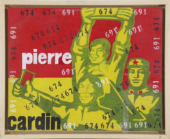 Wang Guangyi - Pierre Cardin (aus der Serie "Great Criticism") - Frame image