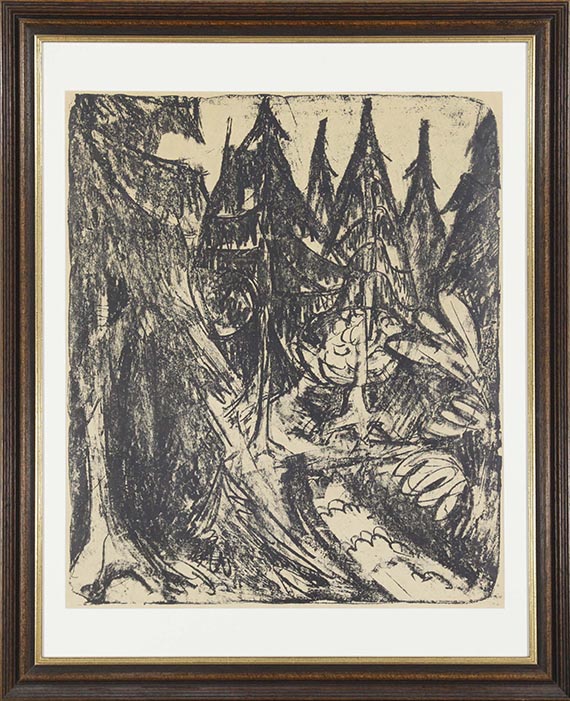 Ernst Ludwig Kirchner - Taunustannen - Frame image