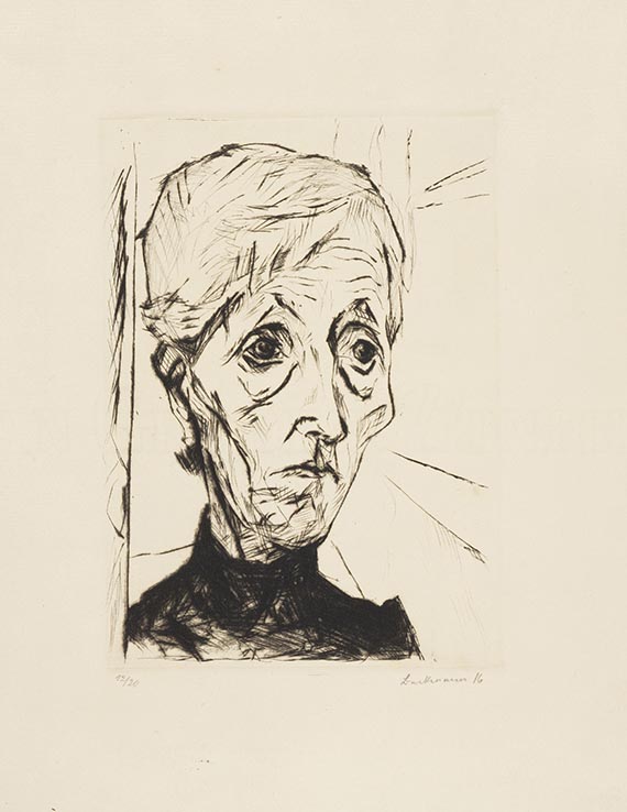 Max Beckmann - Alte Frau