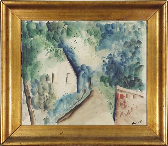 Maurice de Vlaminck - La Maison sous les arbres - Frame image