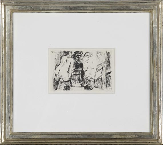 Max Beckmann - Bordell in Hamburg - Frame image
