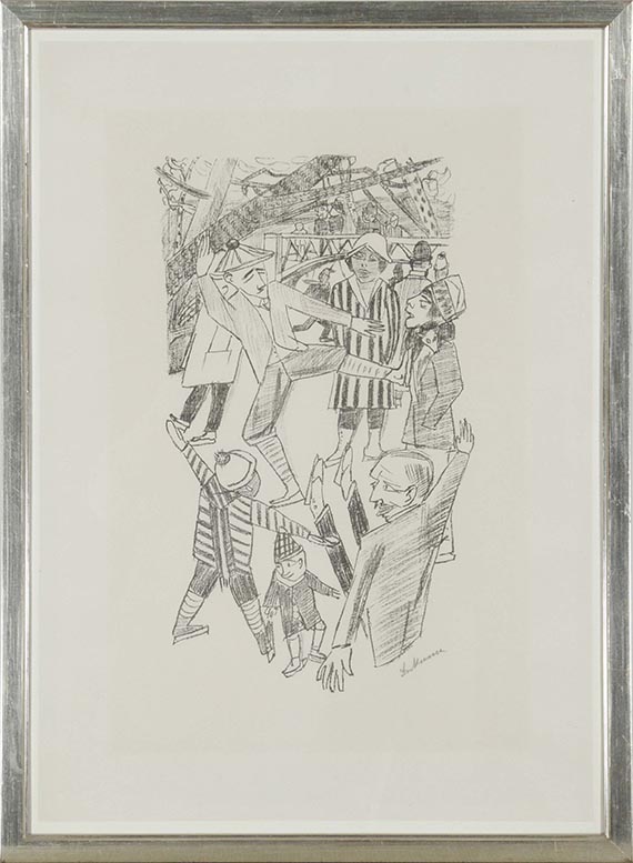 Max Beckmann - Eislauf - Frame image