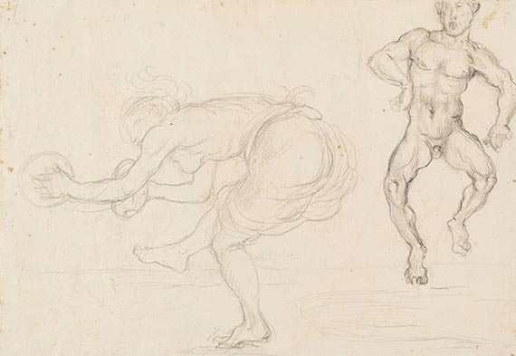 Adolf von Hildebrand - Aktstudien (8 Bll.)