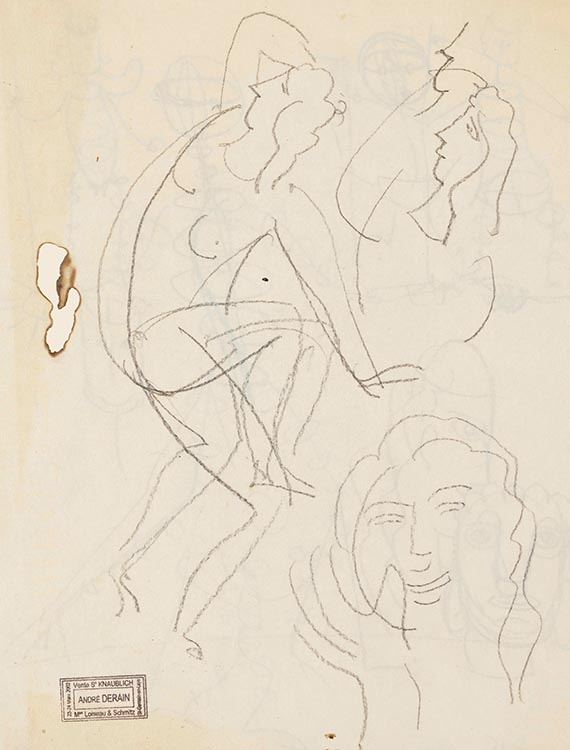 André Derain - Figurenstudien (2 Bll.)