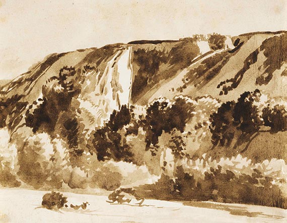 Franz Kobell - Landschaftsstudien (4 Bll.) - 