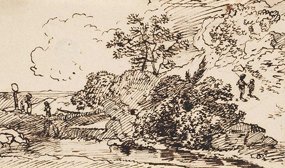 Franz Kobell - Landschaftsstudien (4 Bll.) - 