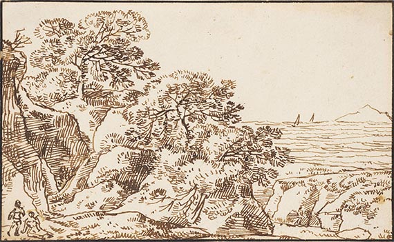 Franz Kobell - Landschaftsstudien (4 Bll.) - 