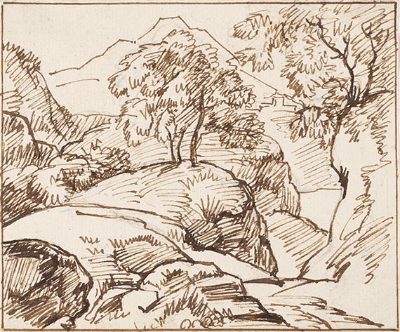 Franz Kobell - Landschaftsstudien (5 Bll.)