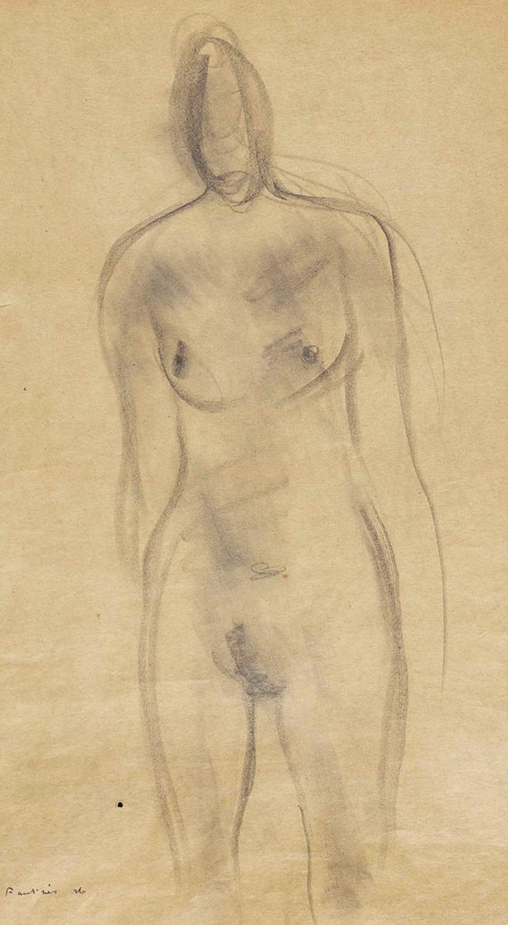 Jean Fautrier - Stehende Frauenakte (5 Bll.) - 