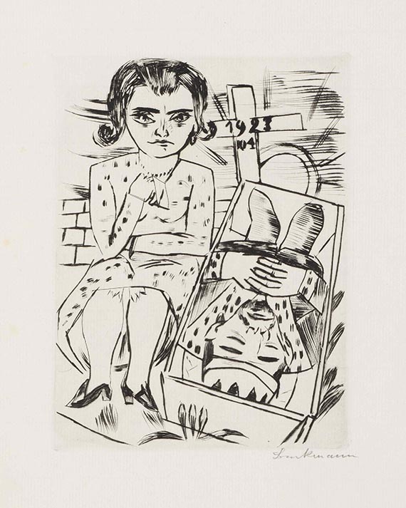 Max Beckmann - Paare (3 Bll.) - 