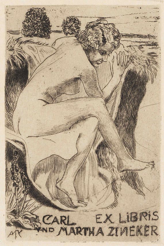 Max Klinger - Ex libris (3 Bll.)