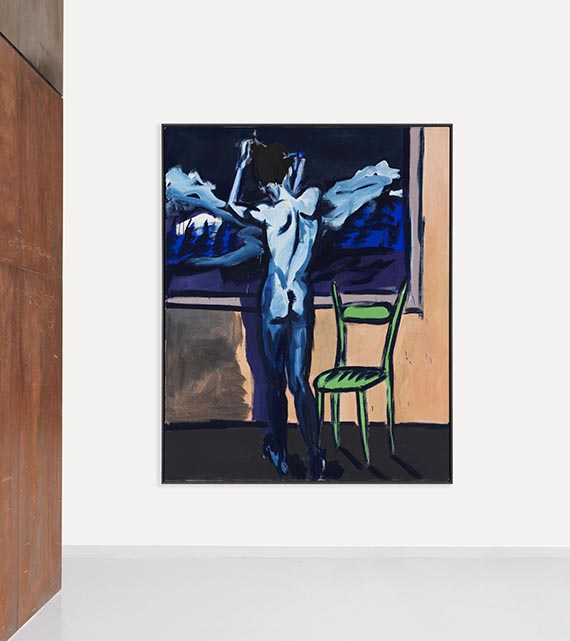 Rainer Fetting - Rückenakt (Ausblick) - 