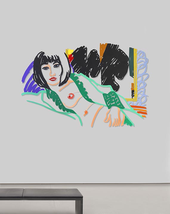 Tom Wesselmann - Monica in Robe with Motherwell - 