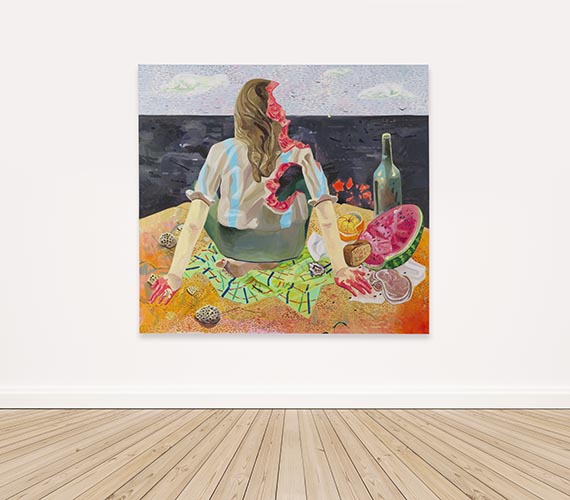 Dana Schutz - Gouged Girl - 