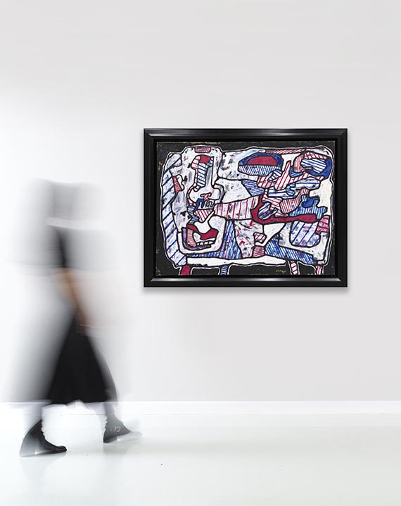 Jean Dubuffet - Lampe et Balance I - 