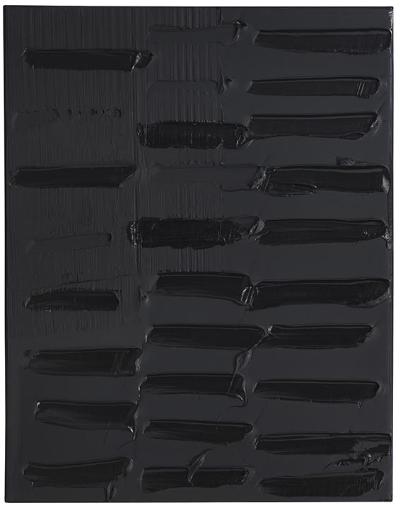 Pierre Soulages - Peinture 130 x 102 cm, 18 janvier 2011 - 