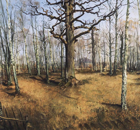 Illustration for: Ferdinand von Raysik, Wermsdorf Forest, around 1859, oil on canvas, Staatliche Kunstsammlungen Dresden.