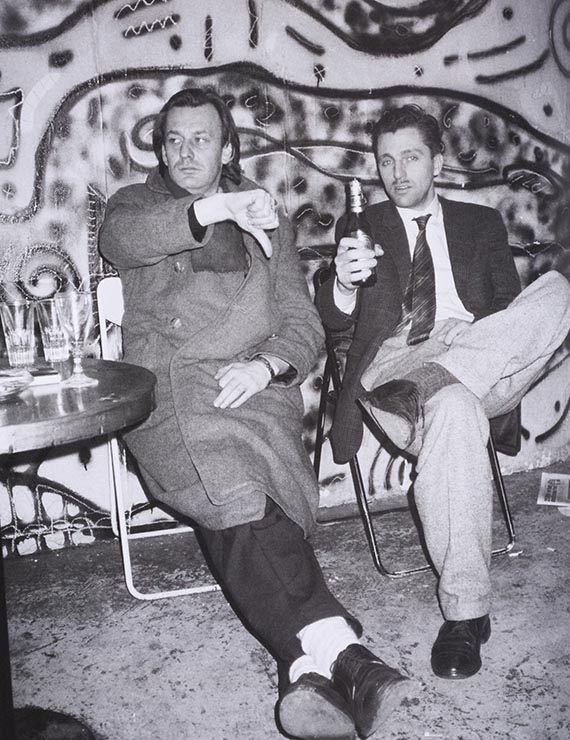 Illustration for: Martin Kippenberger and Albert Oehlen, Hamburg, 1985 (detail). © Ursula Böckler