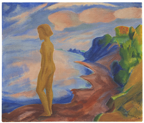 Heckel - Mädchen am Meer