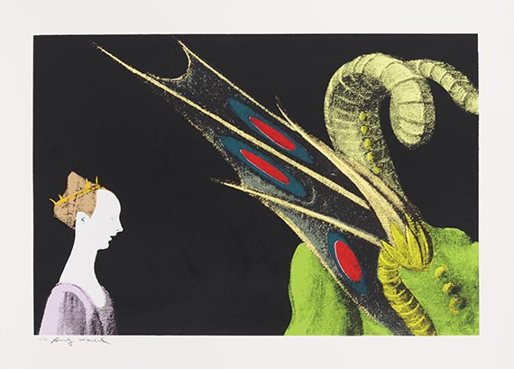 Andy Warhol - Details of Renaissance Paintings (Paolo Uccello, St. George and the Dragon, 1460) - 