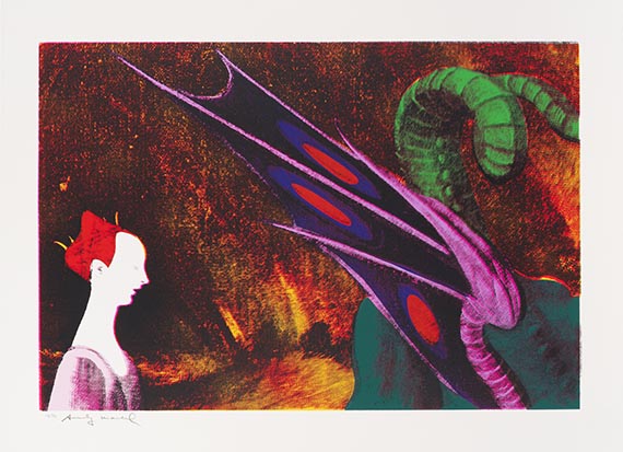 Andy Warhol - Details of Renaissance Paintings (Paolo Uccello, St. George and the Dragon, 1460) - 