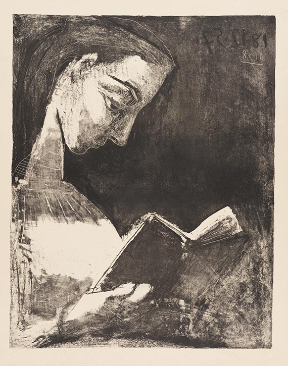 Picasso - Jacqueline lisant