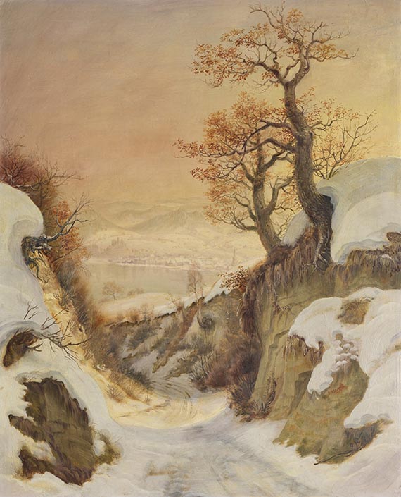 Dix - Hohlweg im Winter