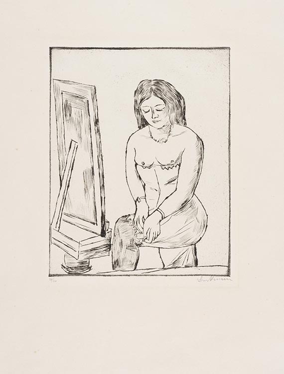 Beckmann - Toilette (Vor dem Spiegel)
