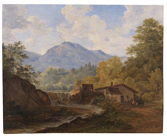 Dillis - Oberbayerisches Gebirgstal mit Mühle