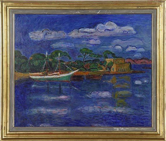 Hans Purrmann - Hafen von Porto d'Ischia - Frame image