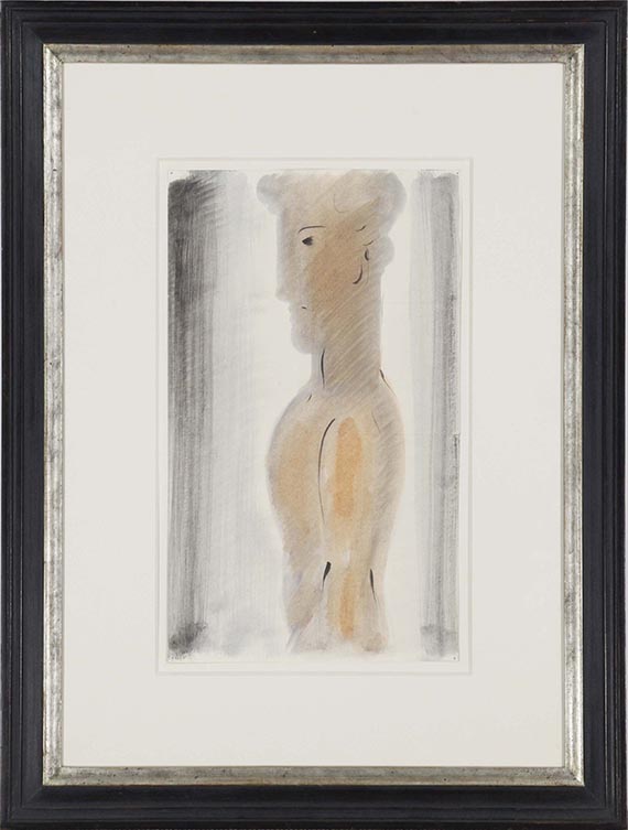 Oskar Schlemmer - Knabenfigur von der Seite - Frame image