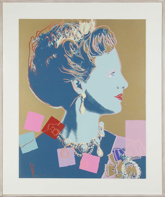 Andy Warhol - Queen Margrethe II - Frame image