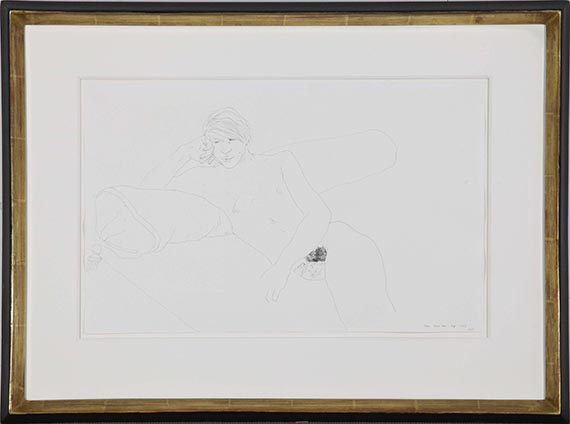 David Hockney - Peter, Powis Terrace, Sept. 1967 - Frame image
