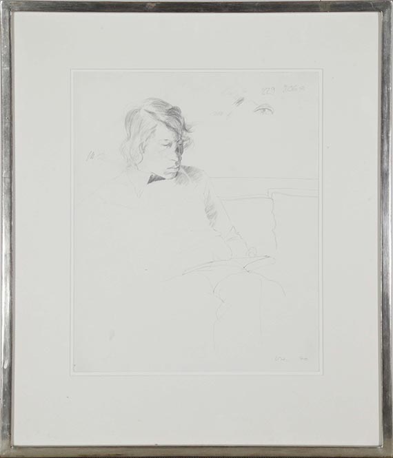 David Hockney - Peter Reading - Frame image