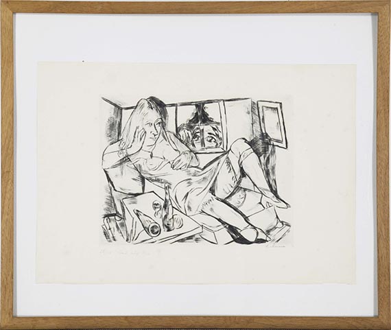 Max Beckmann - Frau in der Nacht - Frame image