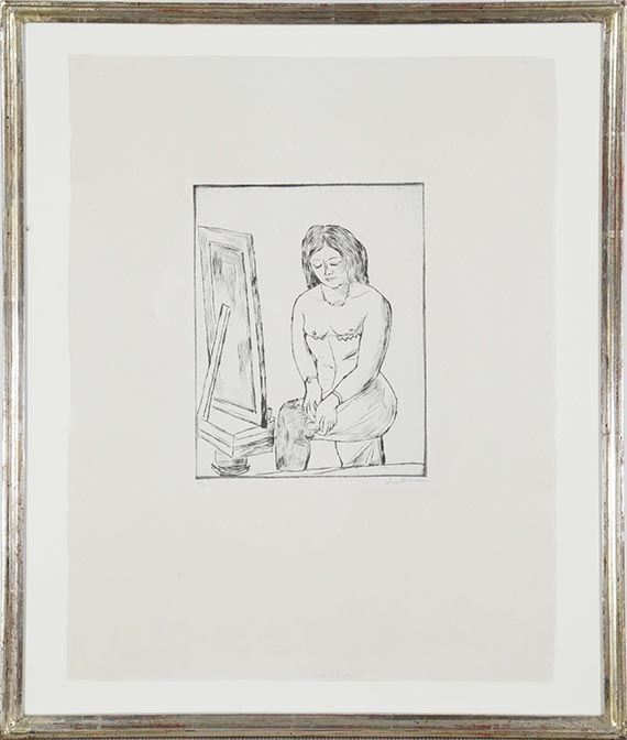 Max Beckmann - Toilette (Vor dem Spiegel) - Frame image