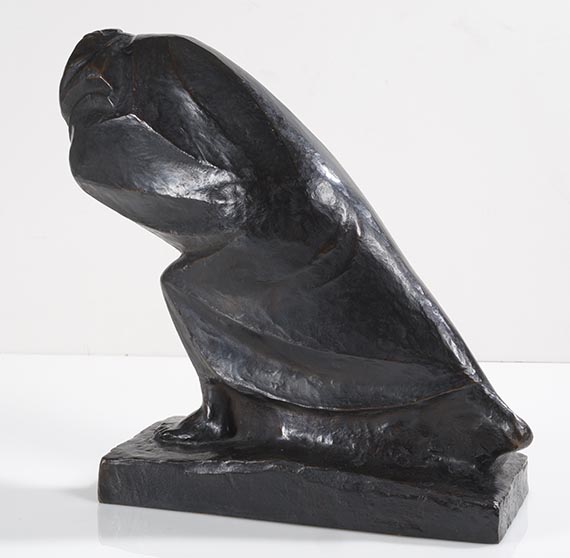 Ernst Barlach - Der Flüchtling - Back side
