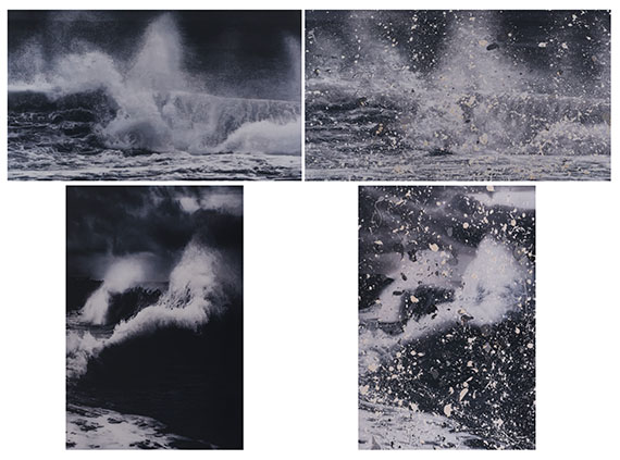 Damien Hirst - Colliding. Blizzard. Faneel. Doldrums (aus der Serie "Where the Land Meets the Sea", H13-9 bis H13-12)