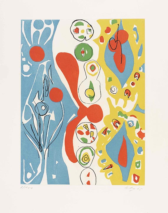 Ernst Wilhelm Nay - Sechs Aquatinten. Über den Menschen - 
