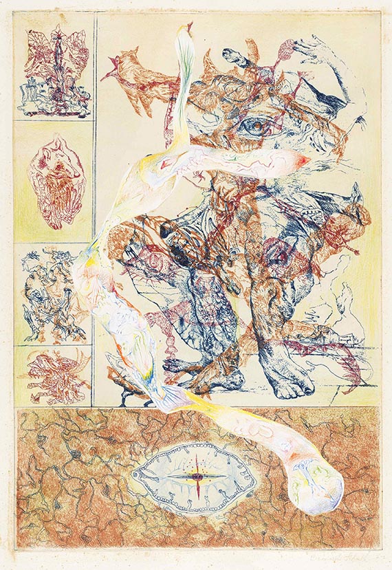 Bernard Schultze - Zugencollage