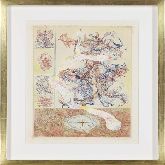 Bernard Schultze - Zugencollage - Frame image