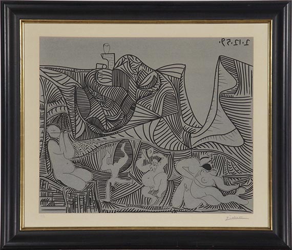 Pablo Picasso - Bacchanale au Hibou - Frame image