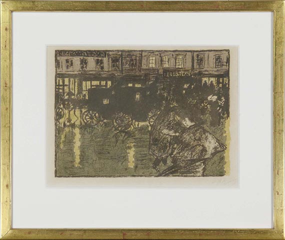 Pierre Bonnard - Rue, le soir, sous la pluie - Frame image