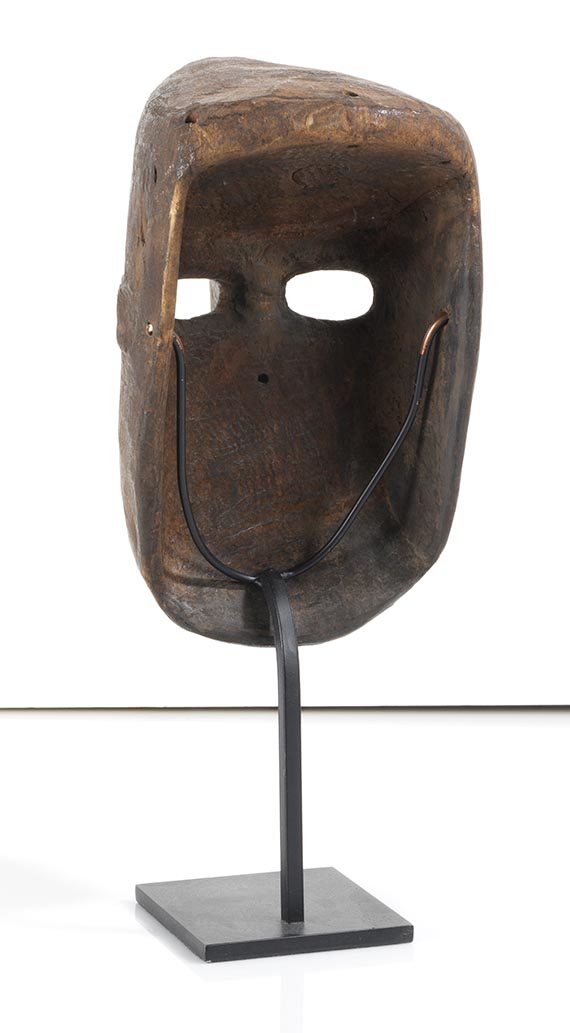   - Maske (mfondo). Lwalu (Lwalwa), Demokratische Republik Kongo - Back side