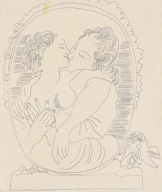 Andy Warhol - Couple embracing