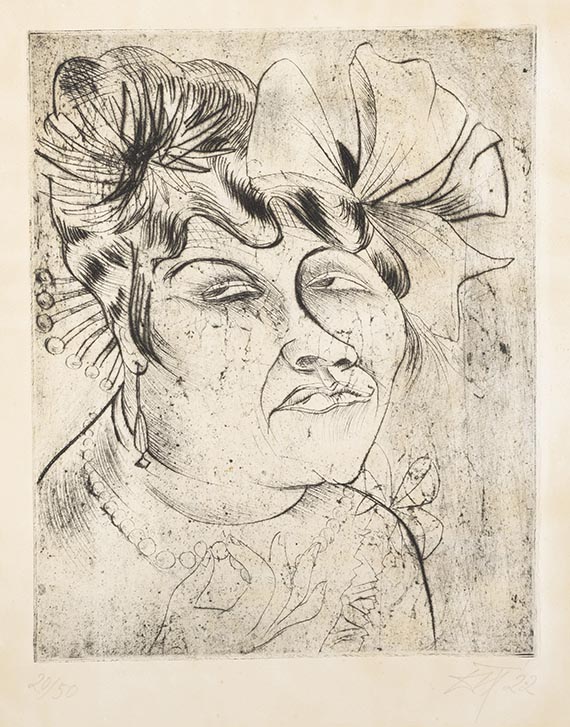 Otto Dix - Dame