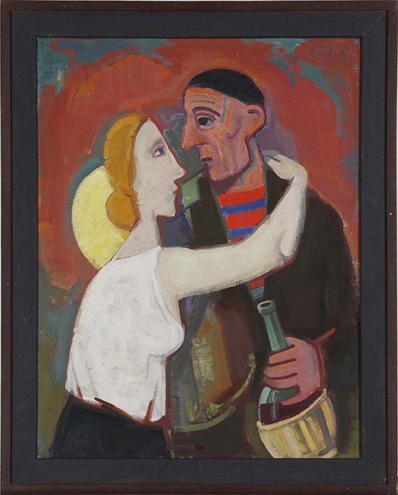 Karl Hofer - Mann und Frau - Frame image
