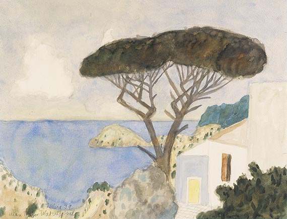 Max Peiffer Watenphul - Landschaft auf Ischia